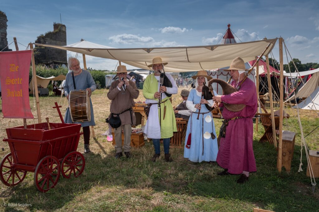 middeleeuwse livemuziek